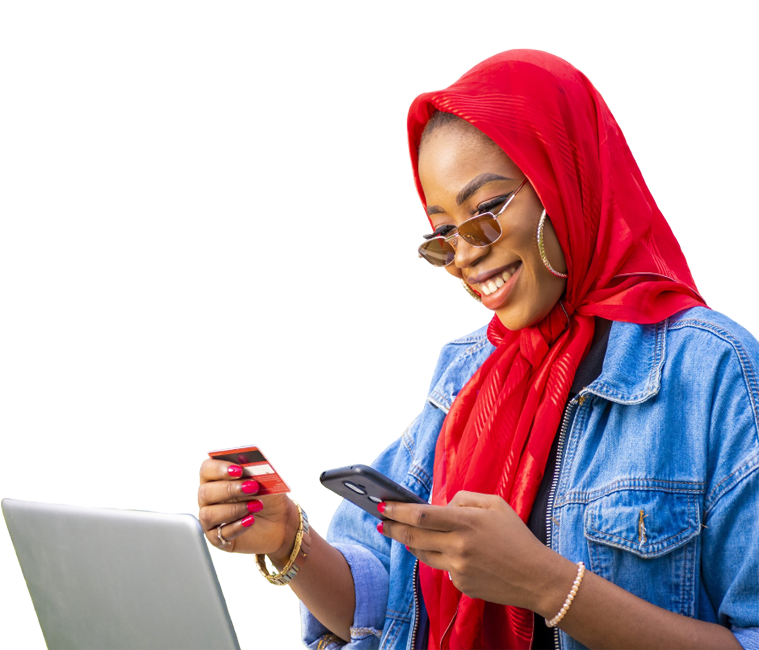 Secure banking and savings illustration